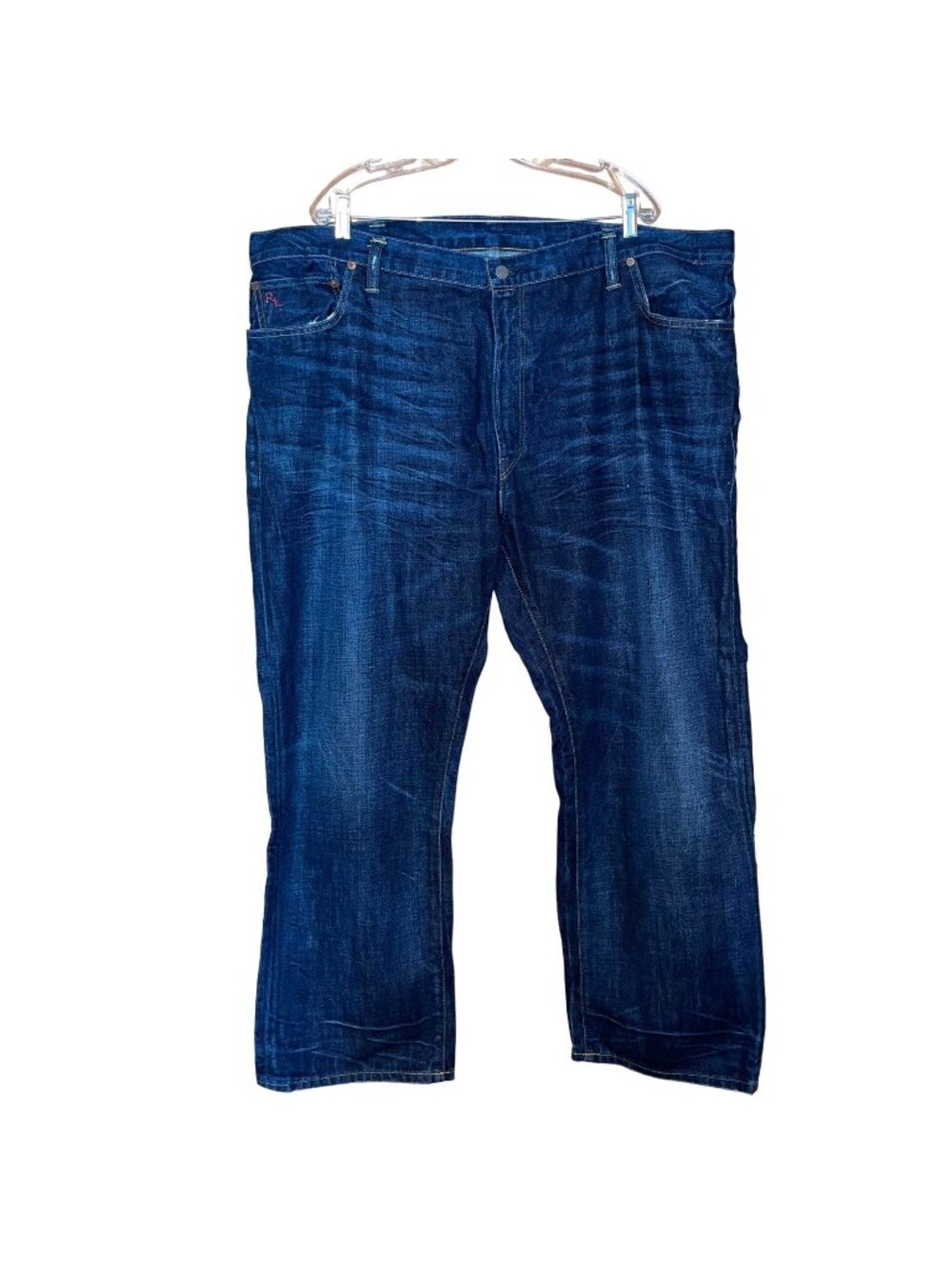 Polo Ralph Lauren Mens  Jeans 46R X 30L Blue Denim 100% Cotton